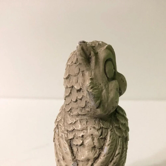 Vintage A Santini Resin Owl Sculpture Classic Figure Made in Italy 4.5 Inch Tall - Picture 12 of 16